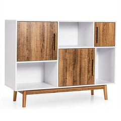 40'' Wide Server 6 Compartments Different in Size and Shape Offer you Versatile Options for Storage and Display