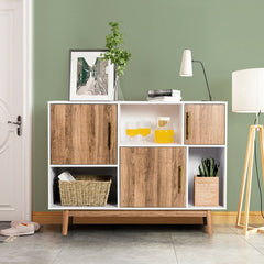 40'' Wide Server 6 Compartments Different in Size and Shape Offer you Versatile Options for Storage and Display