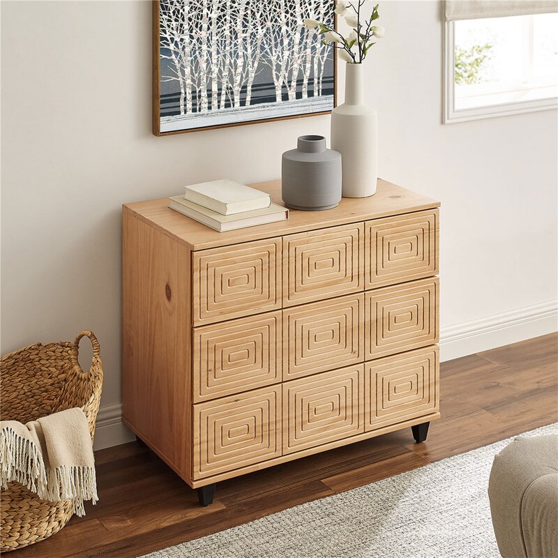 Davares 3 Drawer 31.5'' W Dresser  Good Sturdiness and Durability