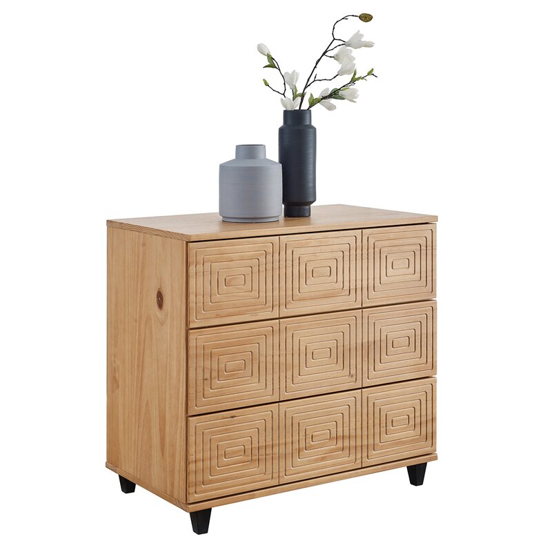 Davares 3 Drawer 31.5'' W Dresser  Good Sturdiness and Durability