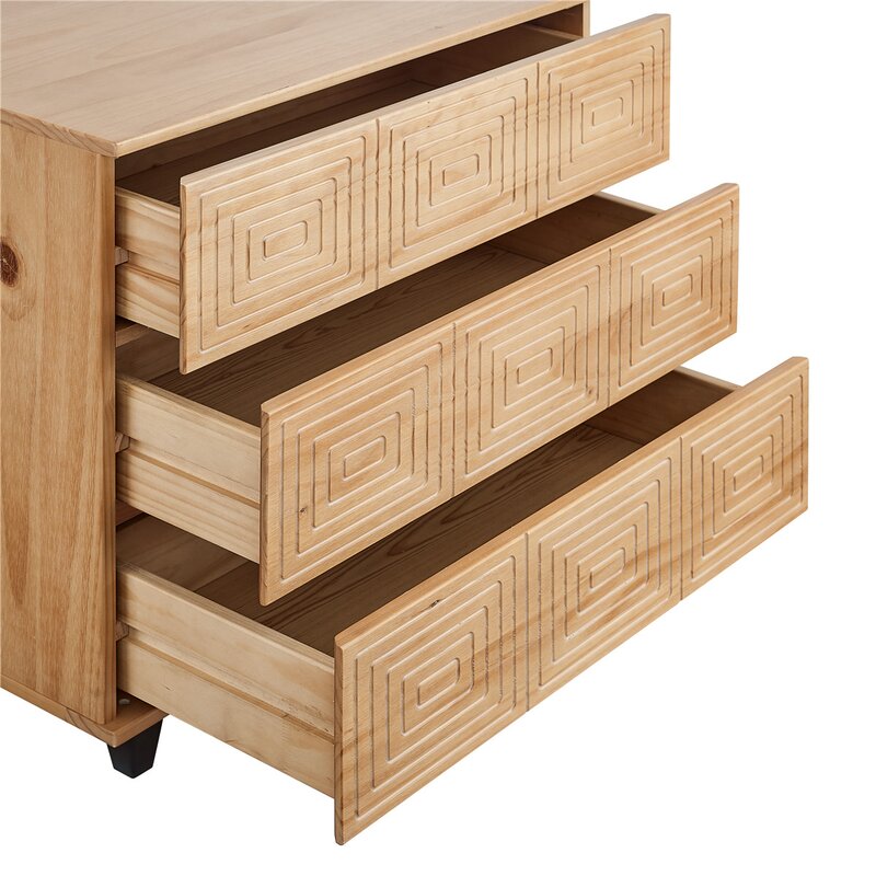 Davares 3 Drawer 31.5'' W Dresser  Good Sturdiness and Durability