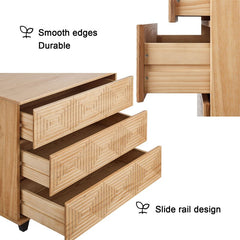 Davares 3 Drawer 31.5'' W Dresser  Good Sturdiness and Durability