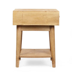 Solid Wood Davide 21'' Tall 1 - Drawer Nightstand in Natural