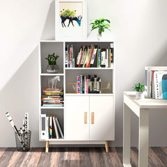 Davinee 46.85'' H x 31.49'' W Wood Standard Bookcase