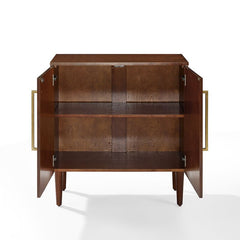 32.25'' Tall Solid Wood 2 Door Accent Cabinet Great Option for Bolstering your Storage Options Adjustable Interior Shelves
