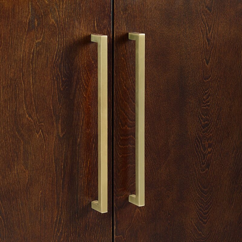 32.25'' Tall Solid Wood 2 Door Accent Cabinet Great Option for Bolstering your Storage Options Adjustable Interior Shelves