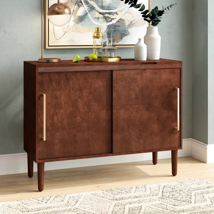 Dawne 34.5'' Tall 2 - Door Accent Cabinet Modern and Contemporary Style