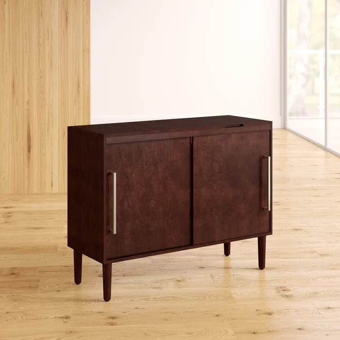 Dawne 34.5'' Tall 2 - Door Accent Cabinet Modern and Contemporary Style