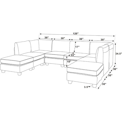 Dawnelle sectional deals