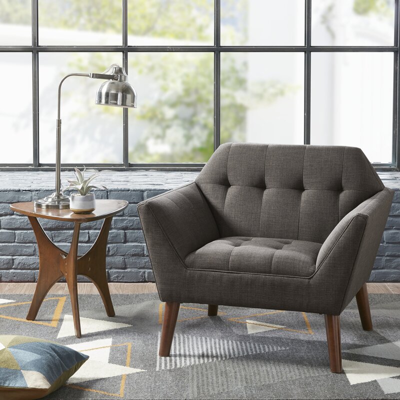Charcoal 37'' Wide Tufted Armchair Addition of Every TV Lover Wants the Finishing Touches Every Living Room