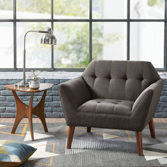 Charcoal 37'' Wide Tufted Armchair Addition of Every TV Lover Wants the Finishing Touches Every Living Room