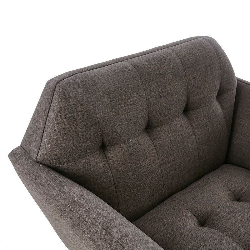 Charcoal 37'' Wide Tufted Armchair Addition of Every TV Lover Wants the Finishing Touches Every Living Room