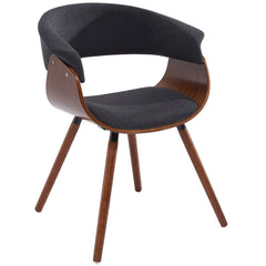 1 - Charcoal Polyester Blend, Side Chair Perfect For Lending Your Space A Much-Needed Seat While Underscoring Your Style Accent Chairs