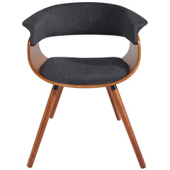1 - Charcoal Polyester Blend, Side Chair Perfect For Lending Your Space A Much-Needed Seat While Underscoring Your Style Accent Chairs