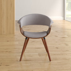 1 - Gray Polyester Blend Side Chair Perfect For Lending Your Space A Much-Needed Seat While Underscoring your Style Accent Chairs