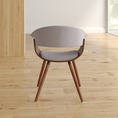 1 - Gray Polyester Blend Side Chair Perfect For Lending Your Space A Much-Needed Seat While Underscoring your Style Accent Chairs