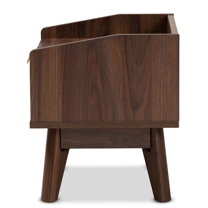 Deaglan 15.3'' Tall 1 - Drawer Nightstand in Walnut