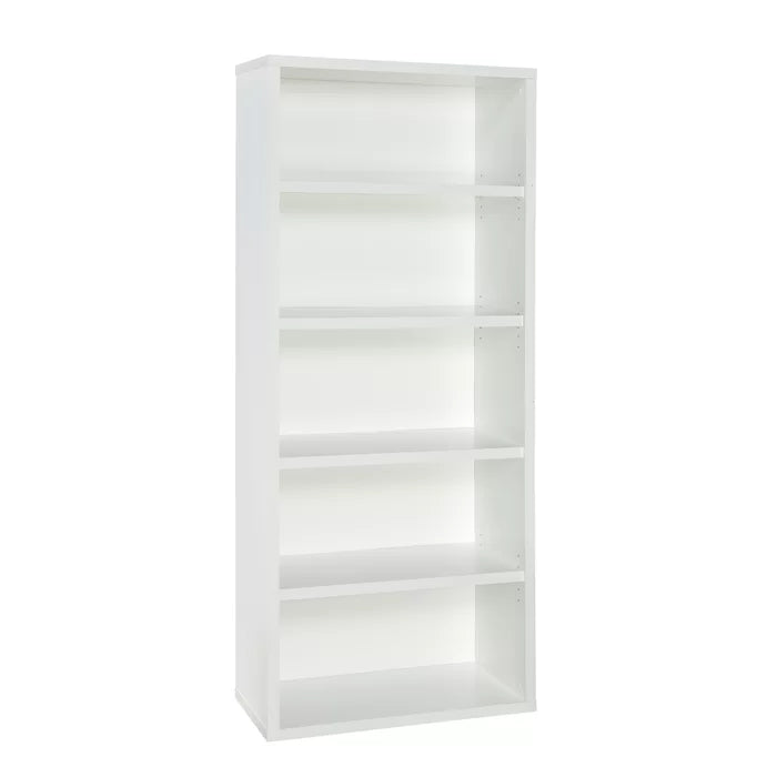 White Decorative Bookcases 72.77'' H x 30'' W Standard Bookcase