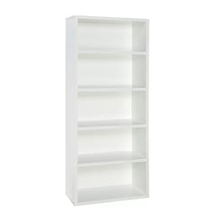 White Decorative Bookcases 72.77'' H x 30'' W Standard Bookcase
