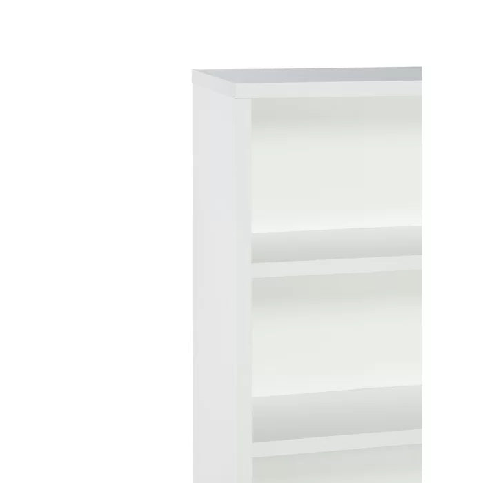 White Decorative Bookcases 72.77'' H x 30'' W Standard Bookcase