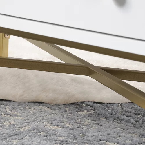 4 Legs Coffee Table with Storage Perfect For Orgnaize Add Modern Style And Design