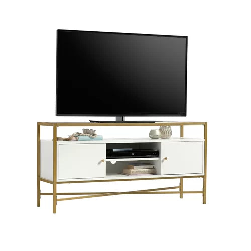Deleon TV Stand for TVs up to 55" Provides you with Additional Space for Storage and Display