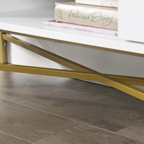 Deleon TV Stand for TVs up to 55" Provides you with Additional Space for Storage and Display
