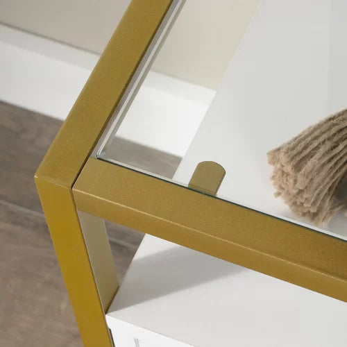 Deleon TV Stand for TVs up to 55" Provides you with Additional Space for Storage and Display