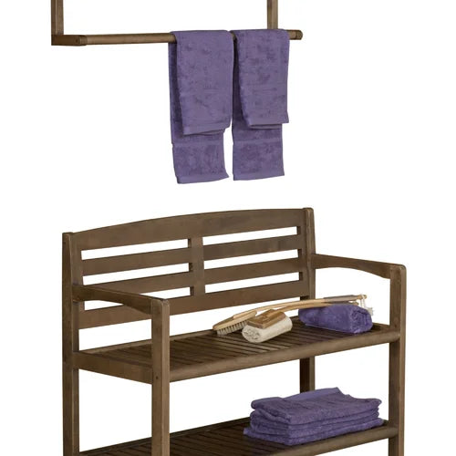 Solid Wood Shoe Storage Bench Combine Style Seating And Storage