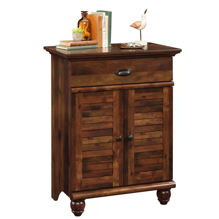 Deniece 36'' Tall 2 Door Accent Cabinet Features an Easy Access Drawer