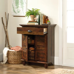 Deniece 36'' Tall 2 Door Accent Cabinet Features an Easy Access Drawer