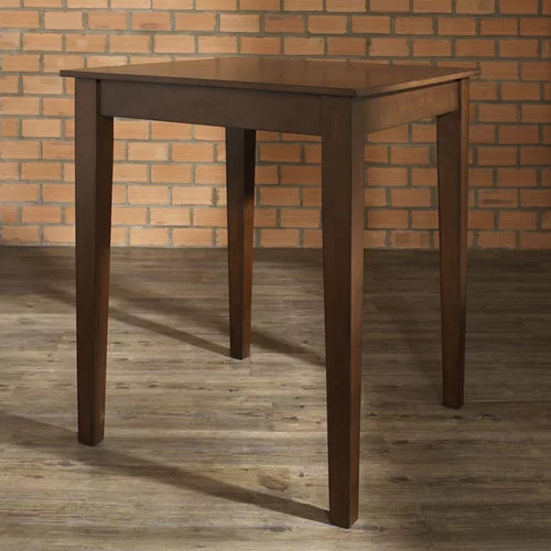 Diamondback Counter Height 32'' Dining Table Four Tapered Legs and Features a Solid