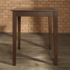 Diamondback Counter Height 32'' Dining Table Four Tapered Legs and Features a Solid