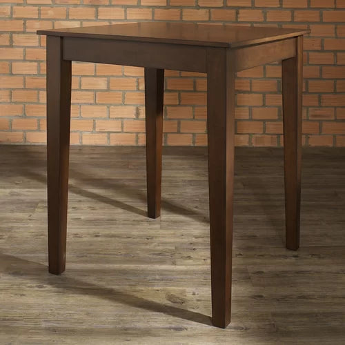 Diamondback Counter Height 32'' Dining Table Four Tapered Legs and Features a Solid