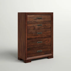 Diana 5 Drawer 38'' W Chest Built from Solid and Engineered Wood