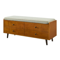 Acorn Flip Top Storage Bench Modern Storage Bench Provides Stylish Storage for your Entryway or Bedroom Great
