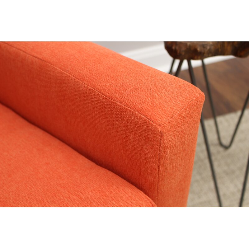 Hacienda Orange Donham 28 Wide Lounge Chair Wood Frame