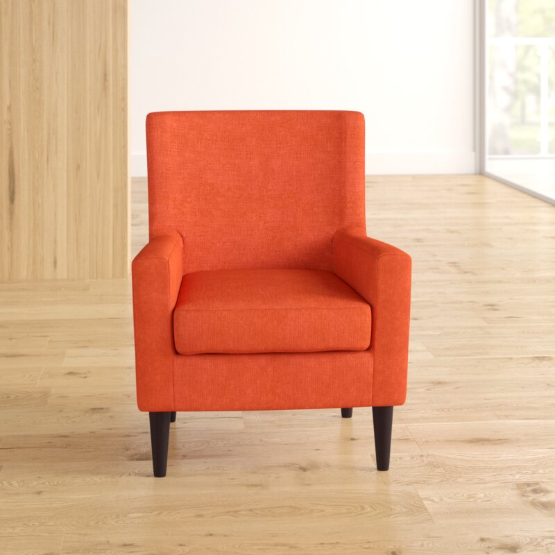 Hacienda Orange Donham 28 Wide Lounge Chair Wood Frame