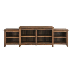Dooly TV Stand for TVs up to 50" Rustic Oak open Storage Across the Board