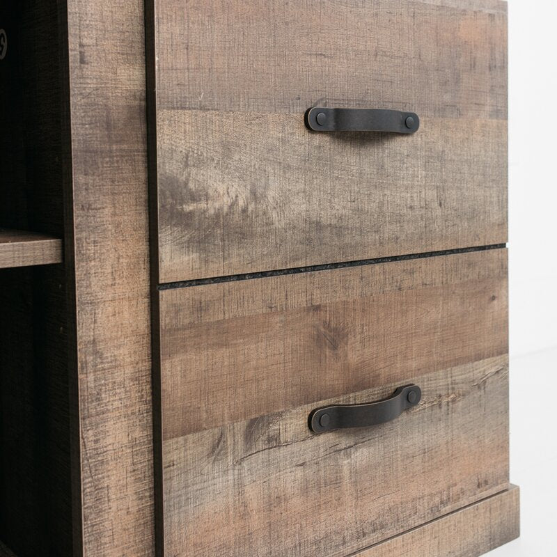 TV Stand for TVs up to 60" 2 Storage Cabinets Each with An Adjustable Shelf and Eemovable/Adjustable Center Shelf