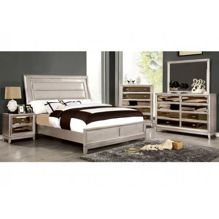 Dorothy 8 Drawer 58'' W Double Dresser with Mirror Features a Gleaming Front