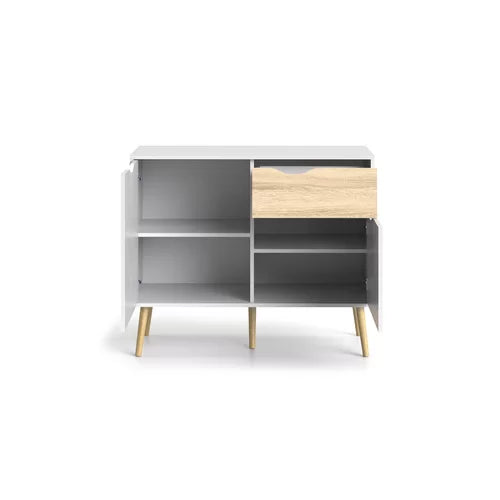 Dowler 32.17'' Tall 1 Drawer Accent Chest Crafted of Manufactured Wood