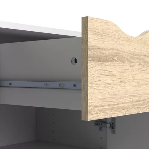 Dowler 32.17'' Tall 1 Drawer Accent Chest Crafted of Manufactured Wood