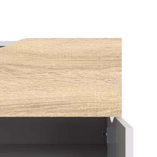Dowler 32.17'' Tall 1 Drawer Accent Chest Crafted of Manufactured Wood