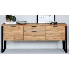 Core Oak Draylen 70.87'' Console Table Extra Strong Storage Space