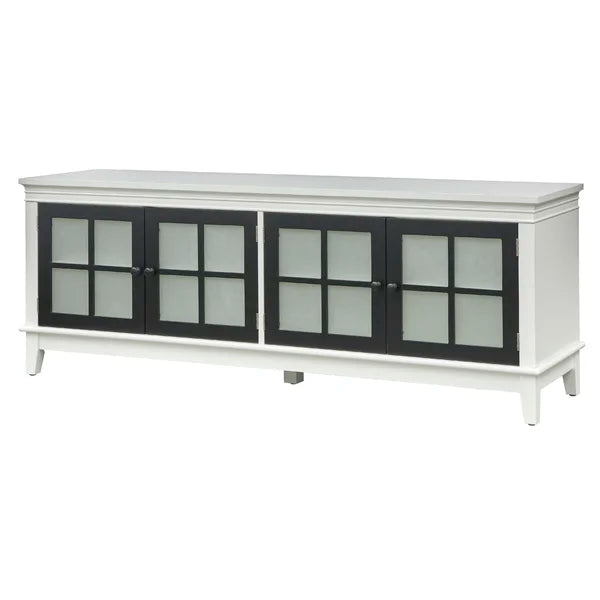 Dreamweaver Solid Wood TV Stand for TVs up to 65" Adjustable Shelves with Cable Management