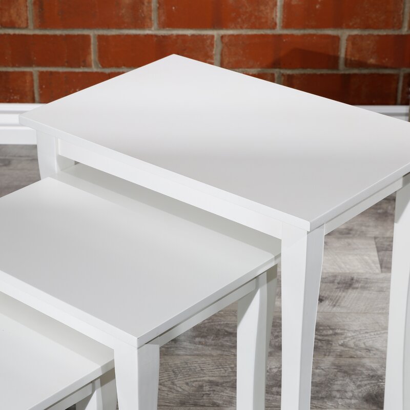 Extra tall outlet nesting tables