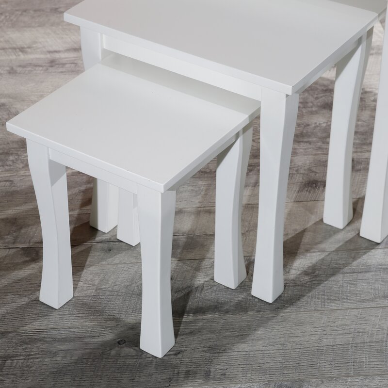 Extra tall outlet nesting tables