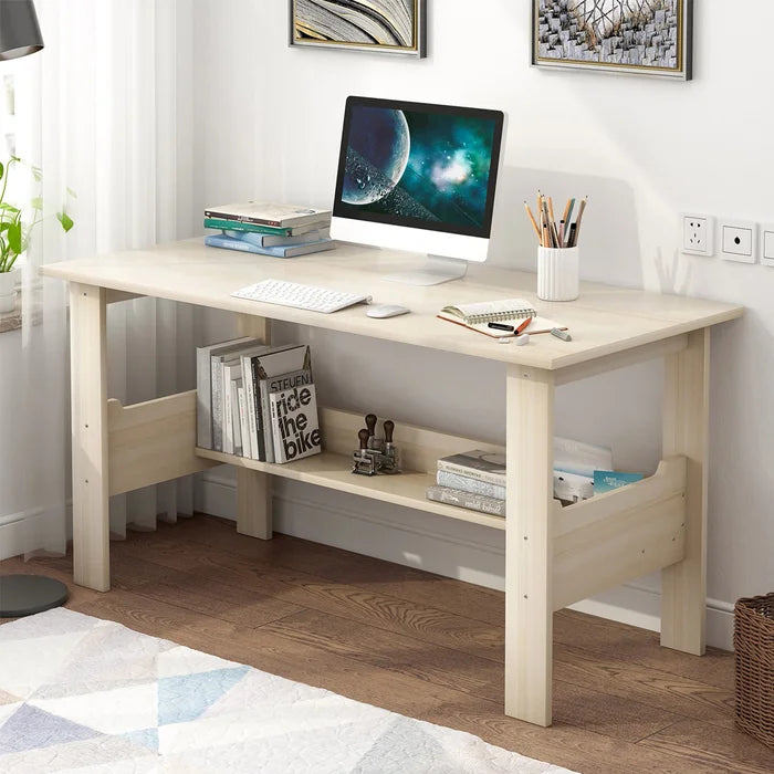 White East Broadway Small Desk Bring Classic Style Perfect for Home Office