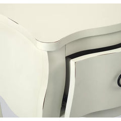 Off White Eastbourne 28'' Tall 1 - Drawer Nightstand Perfect for Bedside